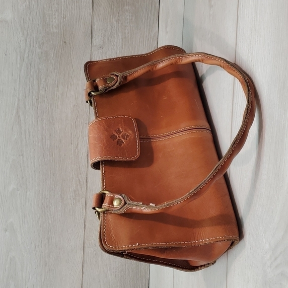 Patricia Nash Rienzo Leather Bag Satchel Tote - Picture 2 of 16